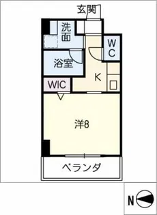 プランドール神宮苑【4階】の間取り