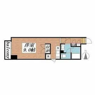 A-WING【0204号室】の間取り