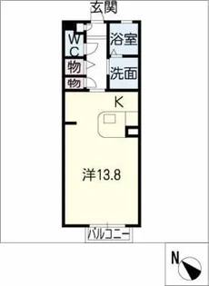 プレミール豊ヶ丘A棟【1階】の間取り