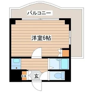 ハイコート駒川【3階】の間取り
