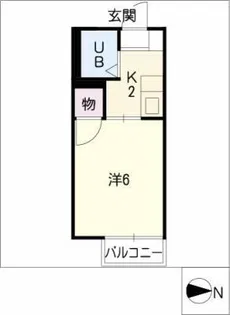セジュール白山【2階】の間取り