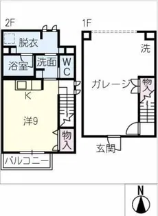 南明大寺BASE【2階】の間取り