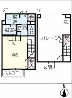 南明大寺BASE【2階】の間取り