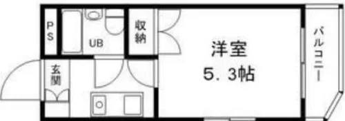 グリーンハイツ南駅前【10階】の間取り