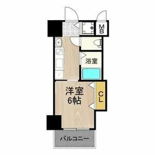 CITY SPIRE布施【8階】の間取り