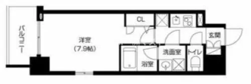 アーバネックス大阪城WEST【7階】の間取り