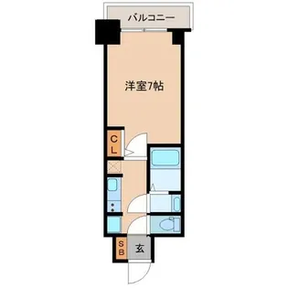 S-RESIDENCE都島【4階】の間取り