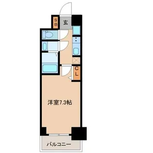 S-RESIDENCE都島【10階】の間取り