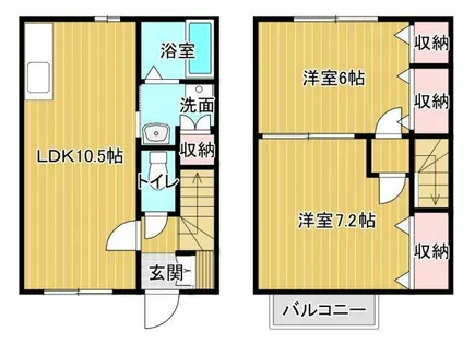 AIWA D【102号室】の間取り