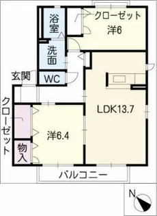 Woody Summit【2階】の間取り