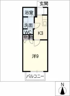 エトワール三好ヶ丘 B棟【1階】の間取り