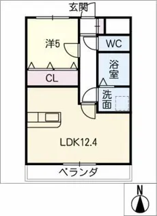SunUpRoyal浄水Ⅰ【1階】の間取り