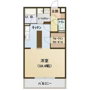 リリーローサ【2階】の間取り