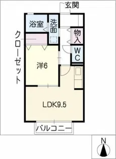 アメティストパルク【1階】の間取り