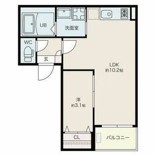 Jack miyoshiⅢ【3階】の間取り