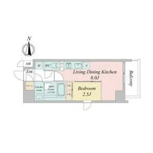 ルネフラッツ浄心【4階】の間取り