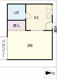 ビレッジあせび【2階】の間取り