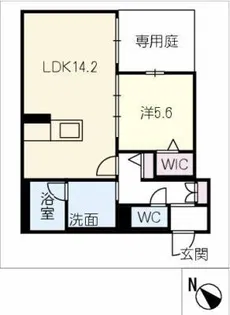 グランゲート滝川【1階】の間取り
