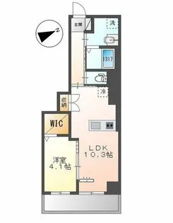 ベルク栄【3階】の間取り