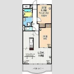 レジデンス光和Ⅱ【4階】の間取り