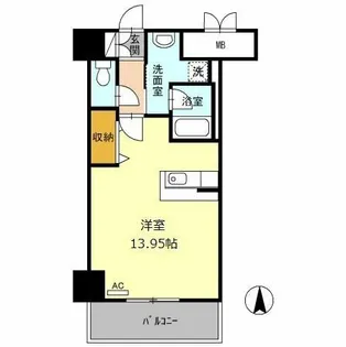 SKY GATE 主税町【6階】の間取り