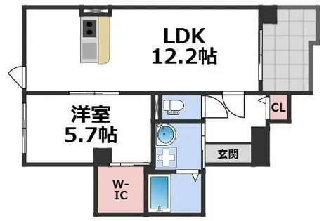 サンティエ福島吉野【3階】の間取り
