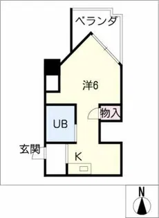 メゾン大進【6階】の間取り