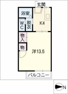 タウニー藤一 C棟【2階】の間取り