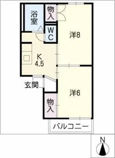 リビエルヴィラージュ【1階】の間取り