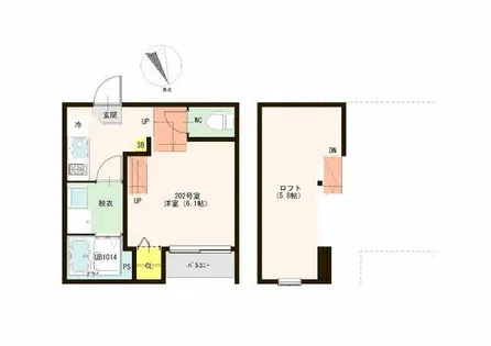 フーカレジデンス【2階】の間取り
