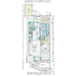 エステムコート名古屋葵【3階】の間取り