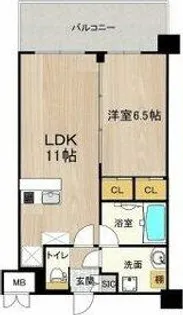 PHOERME城北公園【6階】の間取り