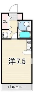 クレスト夙川【2階】の間取り