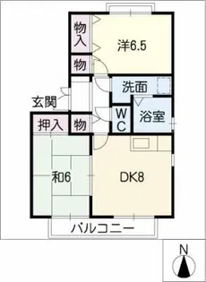 アークガーデン岩崎 B棟【1階】の間取り