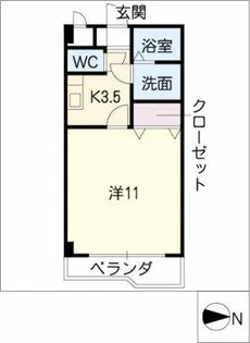 ドエル原【3階】の間取り