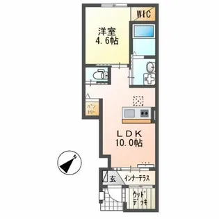 クルール【1階】の間取り