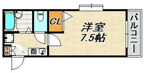 キャンパスヒルズ鈴蘭台【1階】の間取り