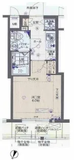 サムティ土佐堀Ribera【2階】の間取り