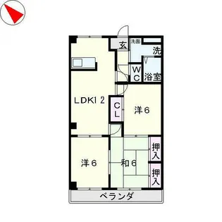 ビューパレスHYS【3階】の間取り