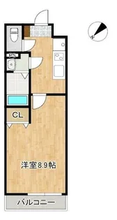 Lineage Court野洲駅西【2階】の間取り