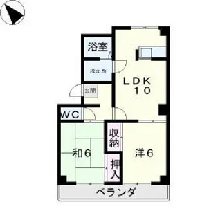 グレイス藤【1階】の間取り