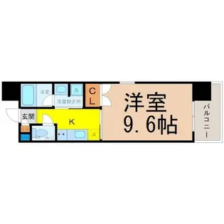 YATOMIDORI RISE【8階】の間取り