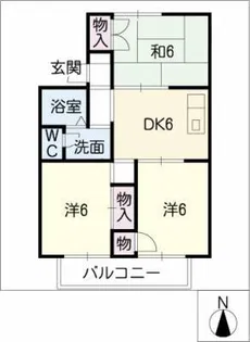 フルーティーⅠ【1階】の間取り