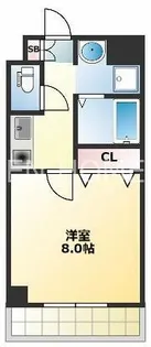 フェリーチェ本町EST【302号室】の間取り