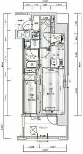 グランフォーレプライム六本松【7階】の間取り
