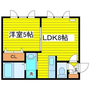 エビスパレス30【B105号室】の間取り