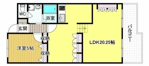 朝日プラザ松原B棟【1階】の間取り