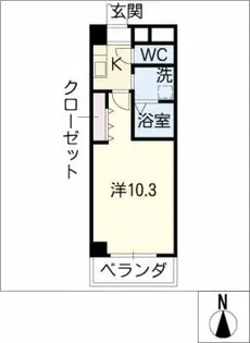 COCOM・Y【4階】の間取り