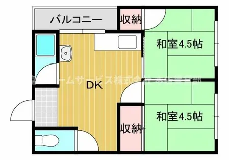 たきがわマンション【5階】の間取り