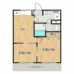 第3田村マンション【2階】の間取り